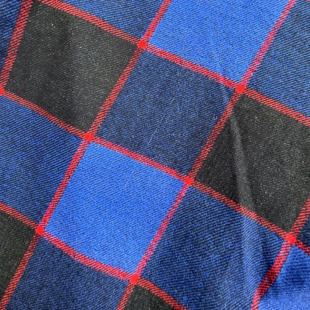 Dixxon Flannel Co Jason Friday the 13th Board Shorts Blue Black Plaid Mens 42 - Picture 7 of 7